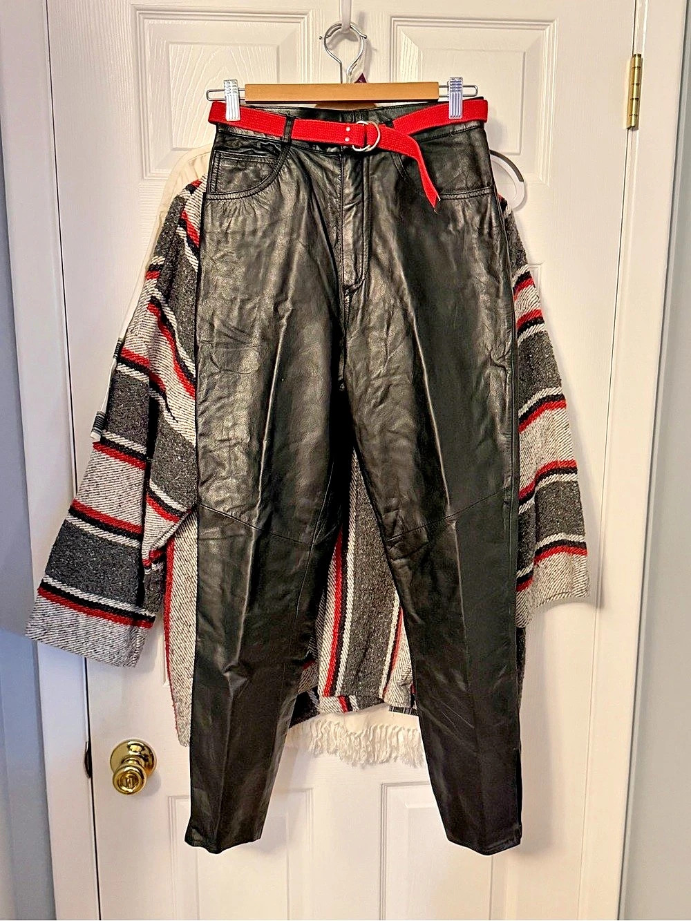 Wilsons 100% real Leather Pants Black Size 8